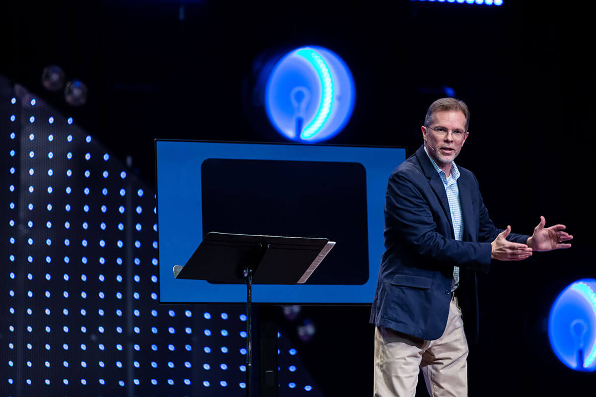 Ron L. Deal Speaking at a Event.